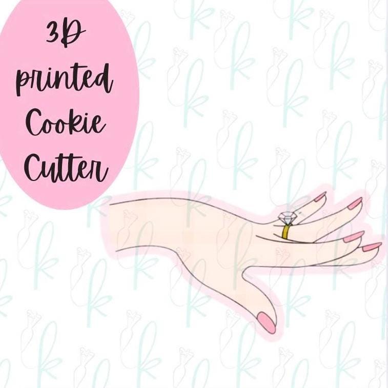 Hand with Ring Cookie Cutter