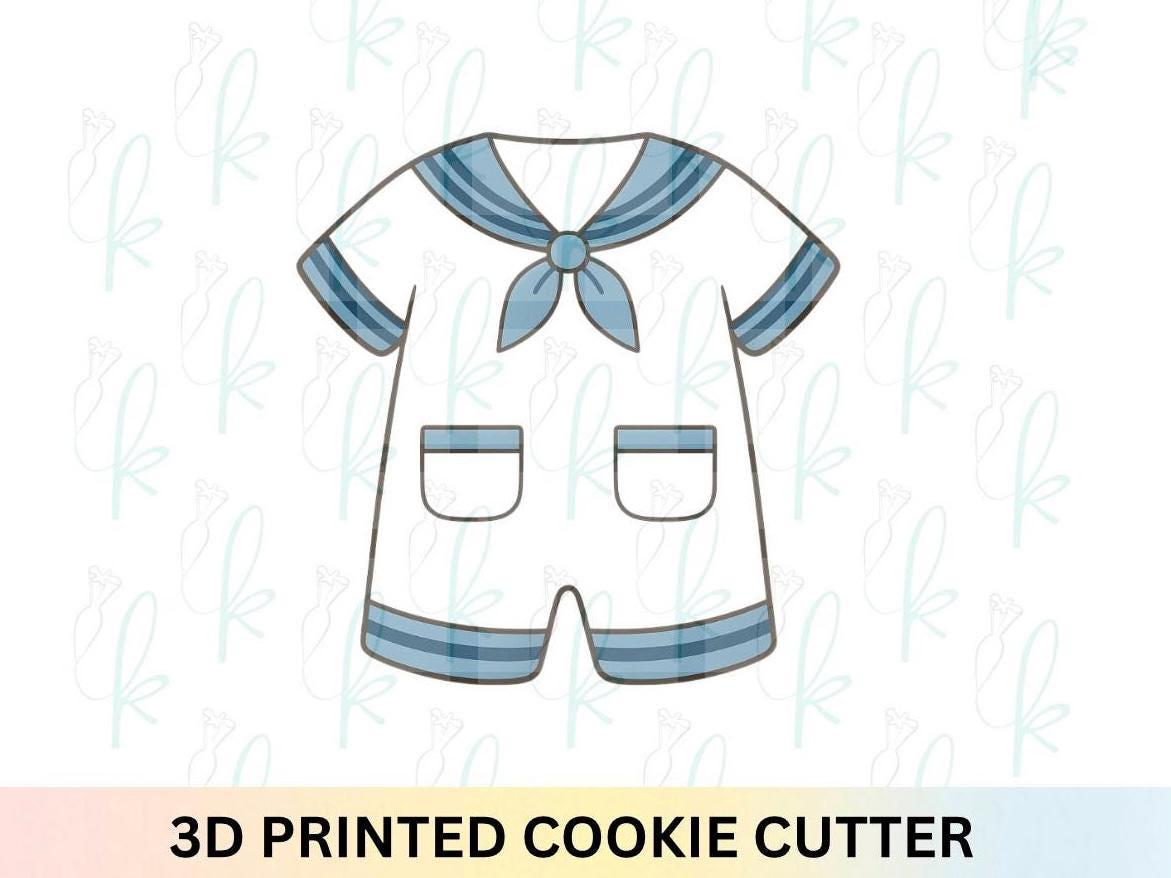 Nautical Baby Outfit Cookie Cutter