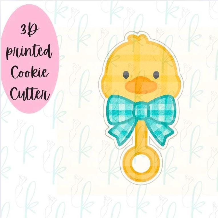 Duckling Rattle Cookie Cutter