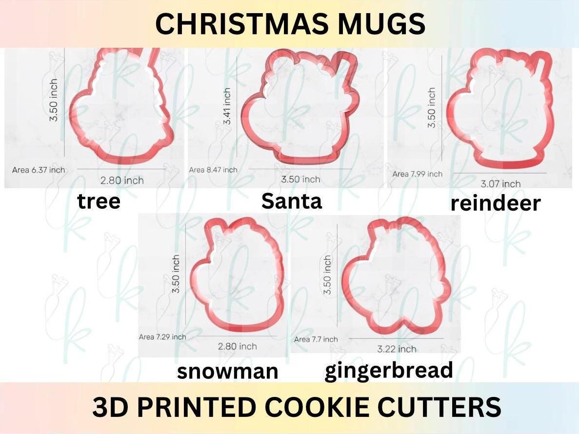 Christmas Mug Cookie Cutters