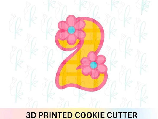 Groovy Floral 2 Cookie Cutter