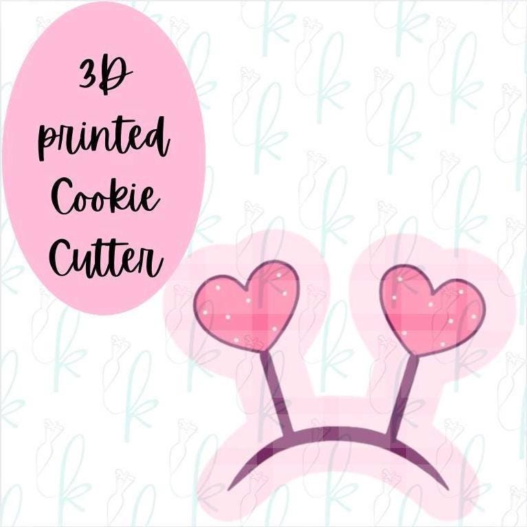 Heart Antenna Headband Cookie Cutter