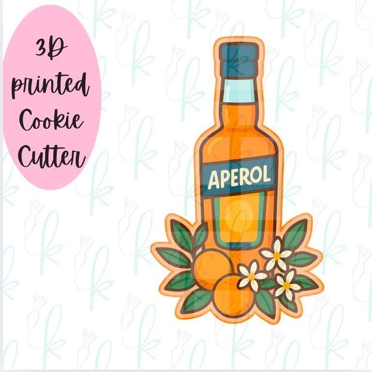 Aperol Bottle with Oranges Cookie Cutter