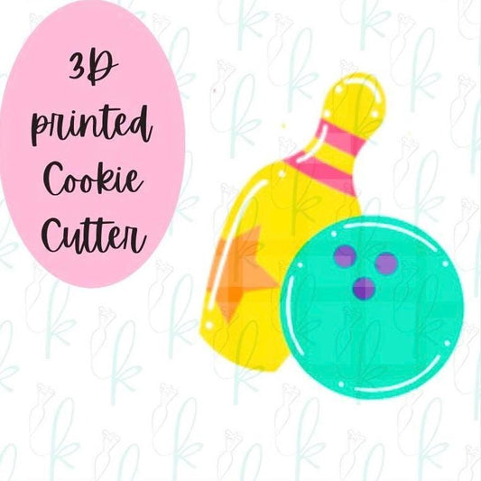 Bowling Ball and Pin Cookie Cutter