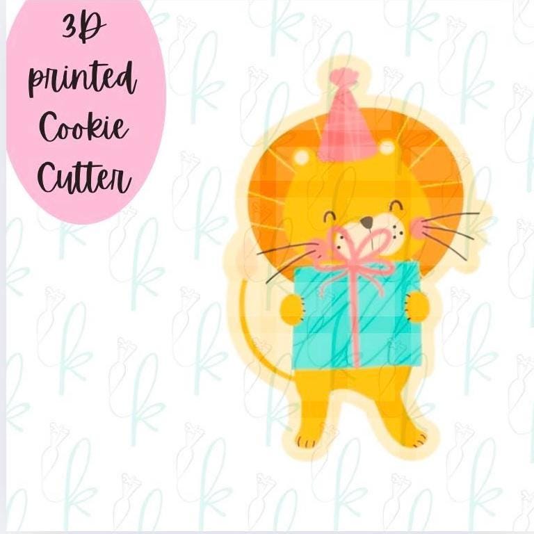 Birthday Lion Cookie Cutter