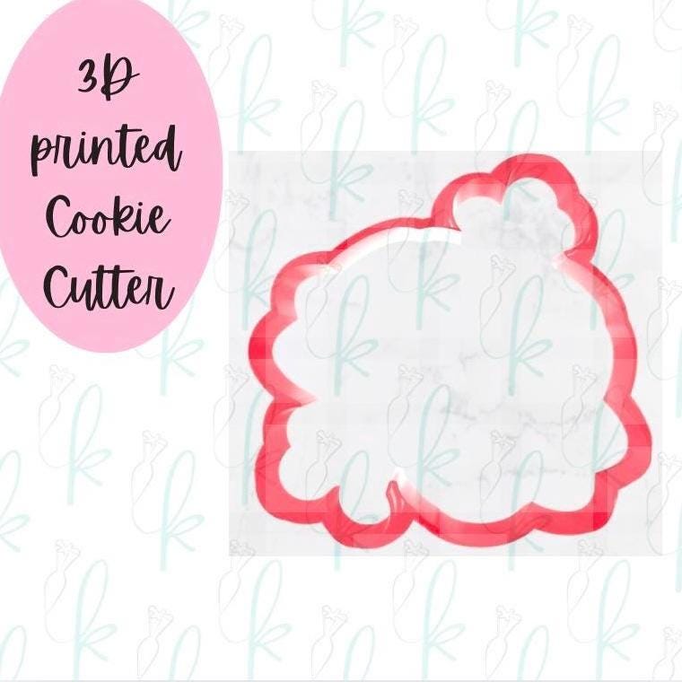 Modern Floral Plaque Cookie Cutter