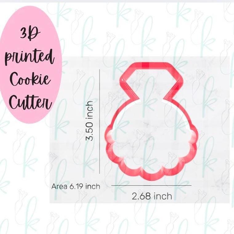 Lover Engagement Ring Cookie Cutter