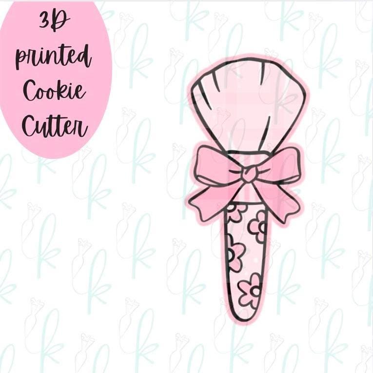Bow Makeup Brush Cookie Cutter