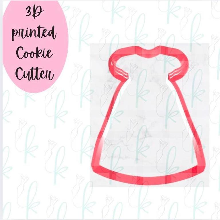 Blue and Yellow Princess Dress Cookie Cutter