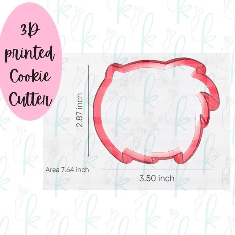 Pink Hedgehog Cookie Cutter
