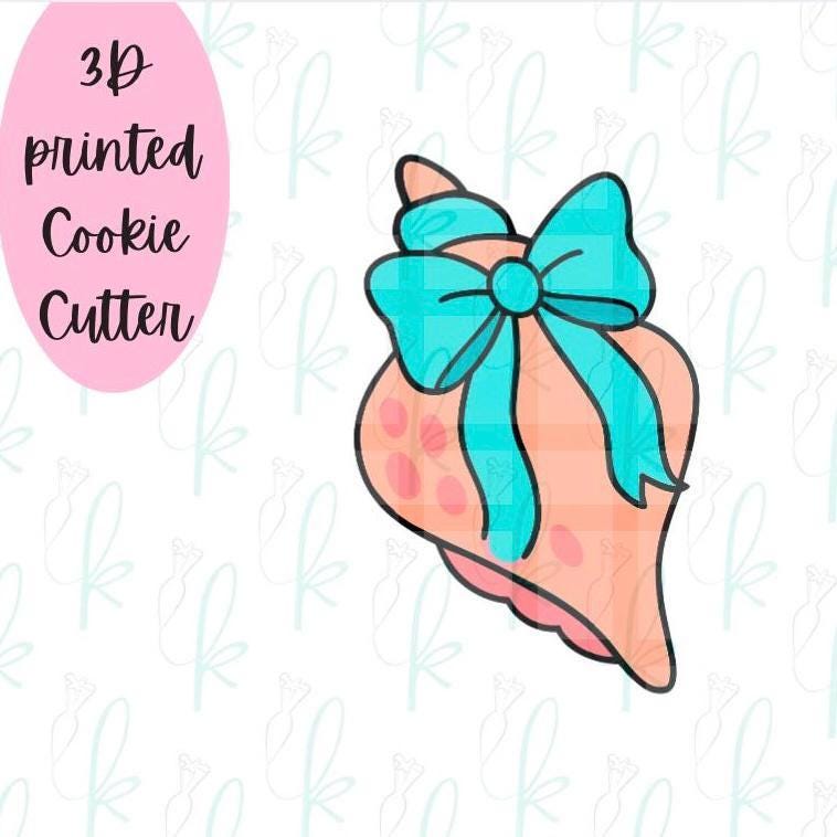 Bow Conch Shell Cookie Cutter
