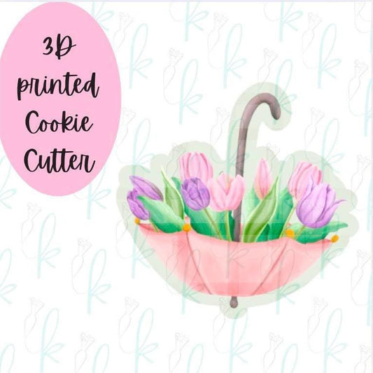 Floral Umbrella Cookie Cutter
