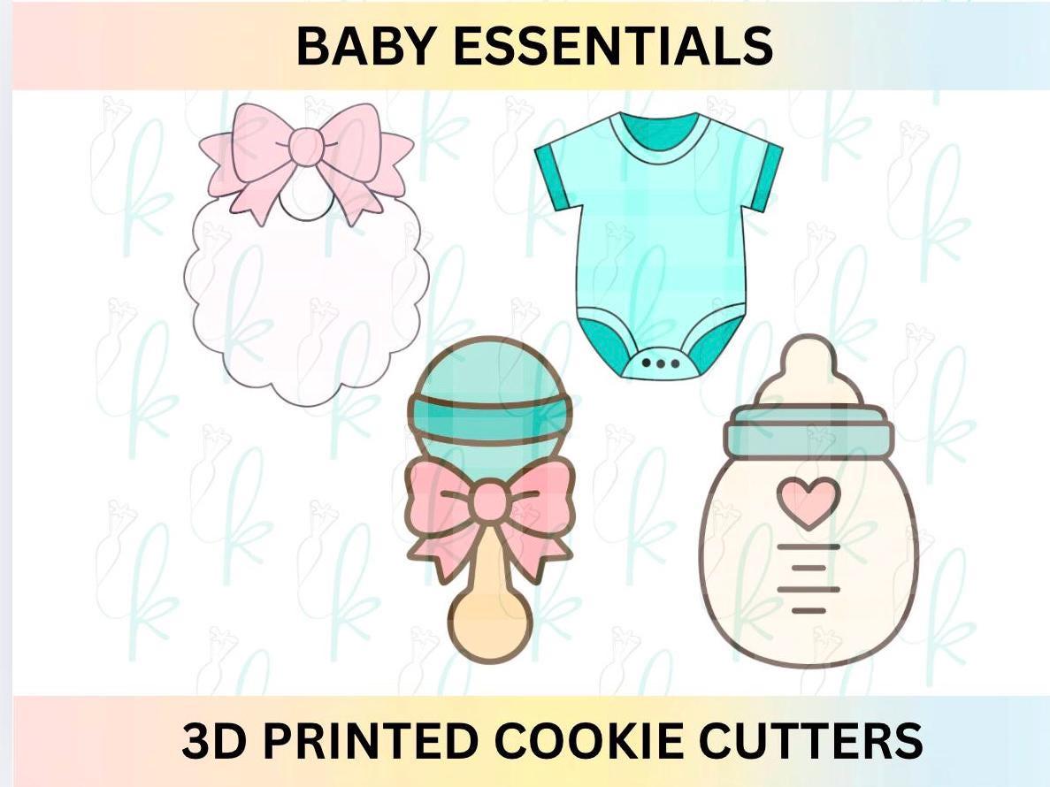 Baby Shower Essentials - Set of 4 Cookie Cutters