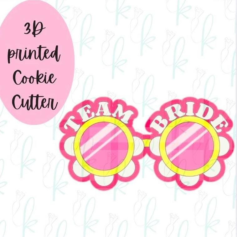 Team Bride Sunglasses Cookie Cutter