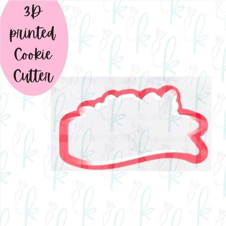 Wildflower Banner Plaque Cookie Cutter