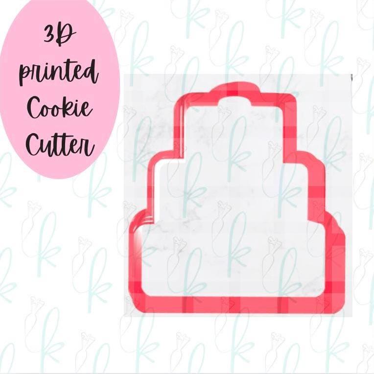 Suitcase Stack Cookie Cutter
