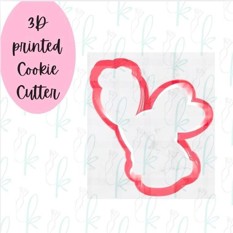 Bunny with Carrot Balloon Cookie Cutter