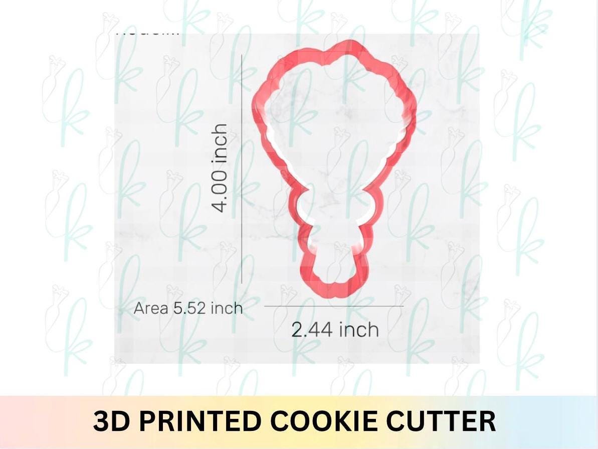 Modern Wildflower Bouquet Cookie Cutter