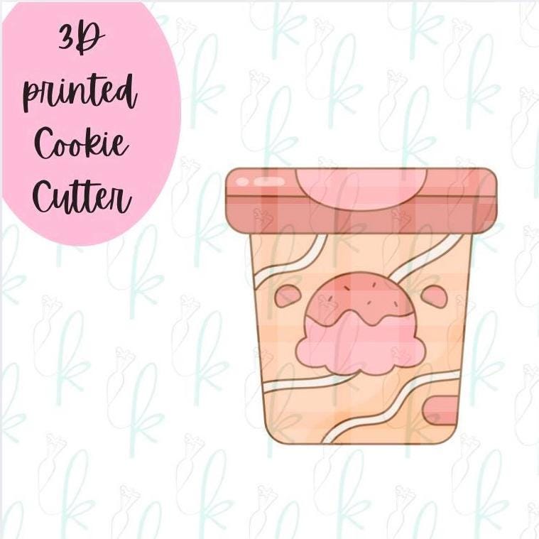 Ice Cream Pint Cookie Cutter