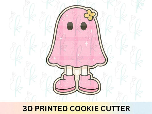 Groovy Ghost Girl Cookie Cutter
