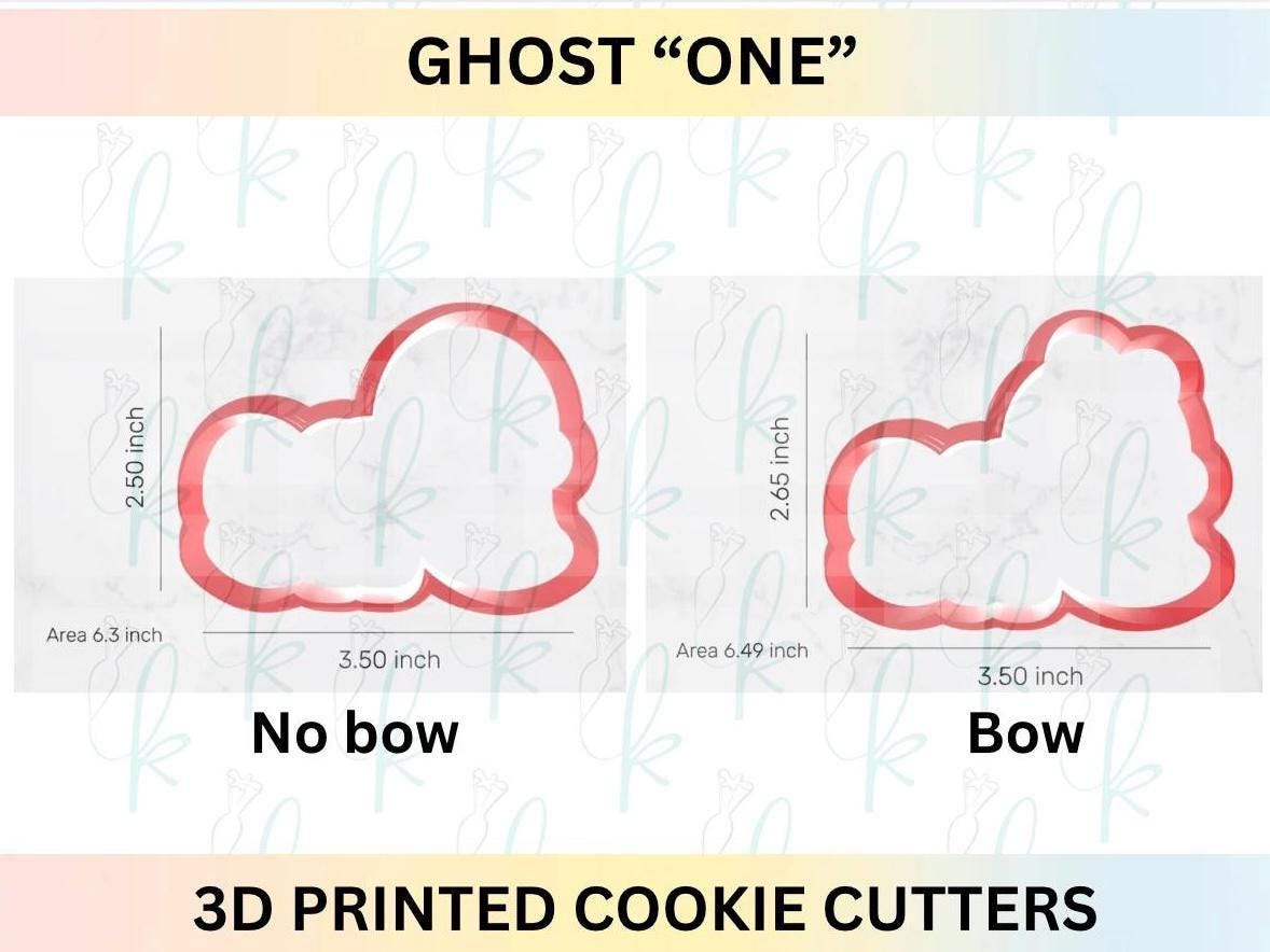 Ghost “ONE” 3D Printed Cookie Cutter