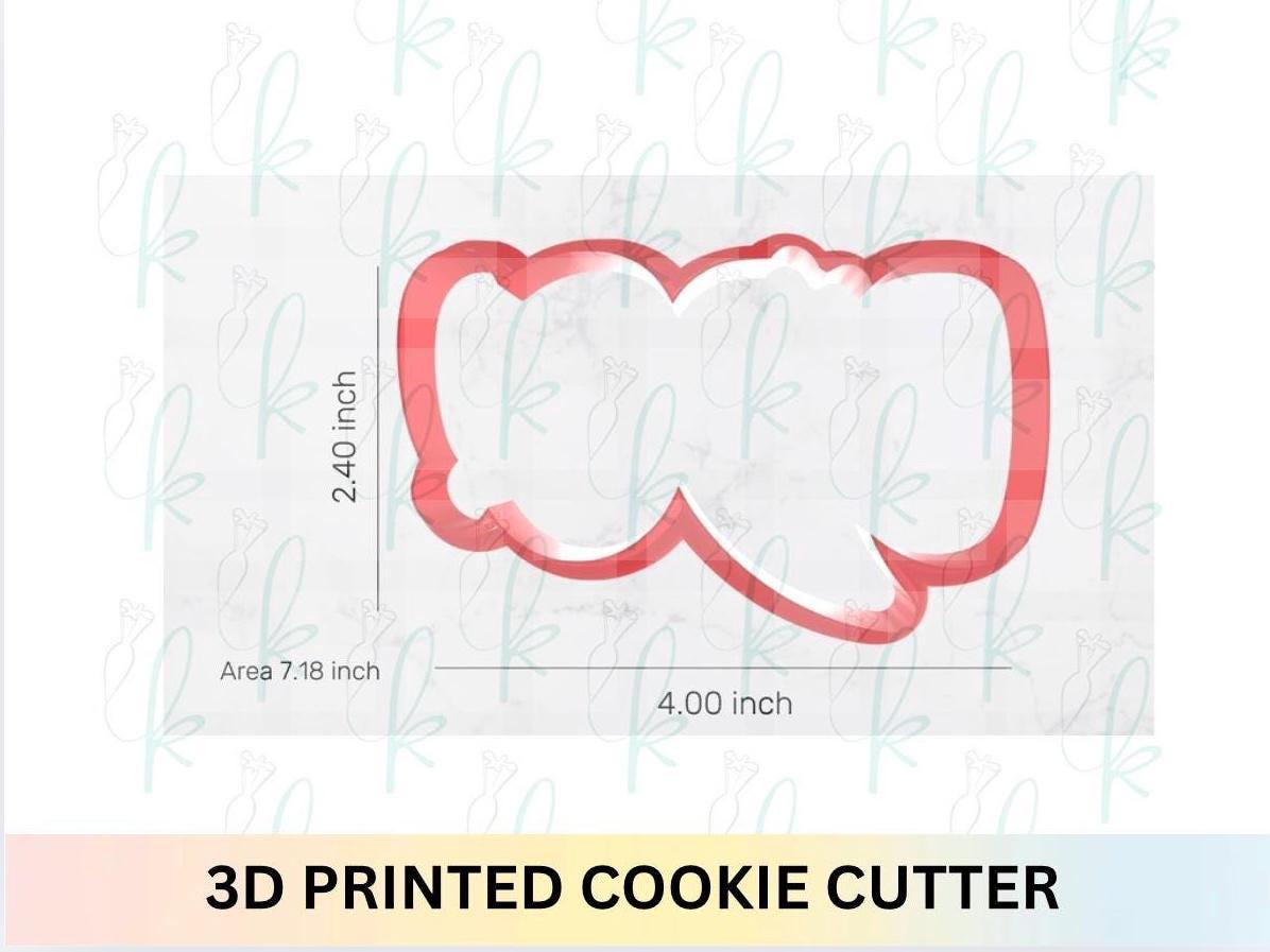 Boo Ghost Plaque Cookie Cutter