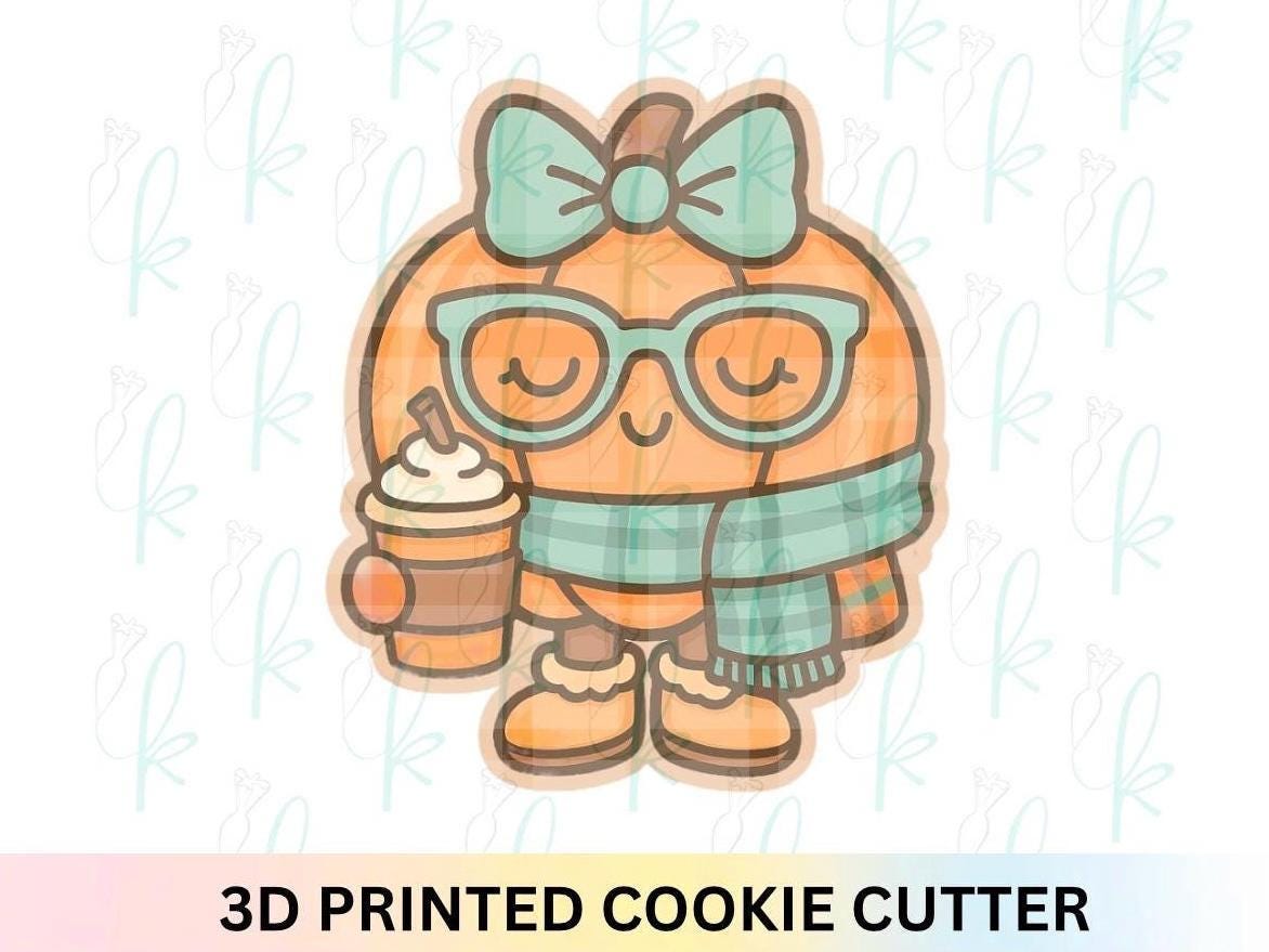 Pumpkin Spice Girl Cookie Cutter