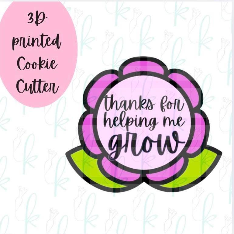 Flower Plaque Cookie Cutter