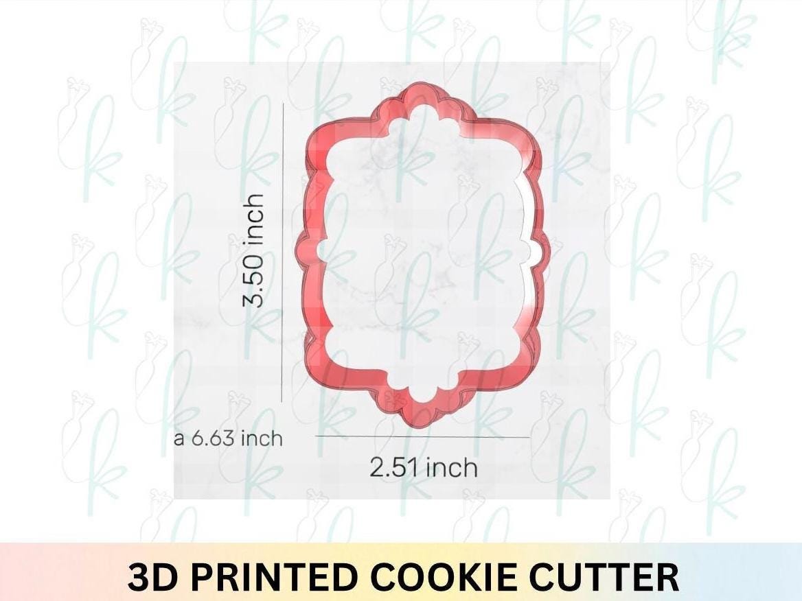 Champagne Plaque Cookie Cutter