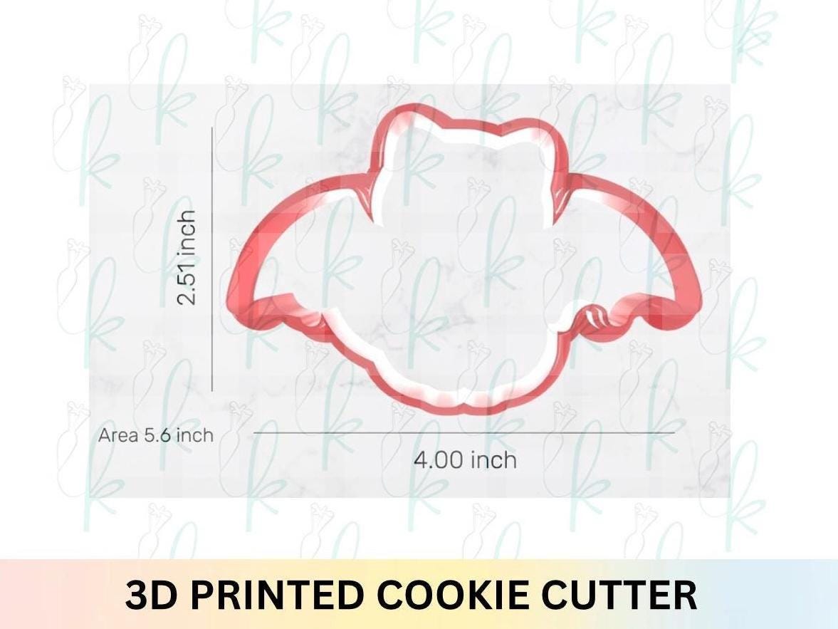 Bat Wing Black Cat Cookie Cutter