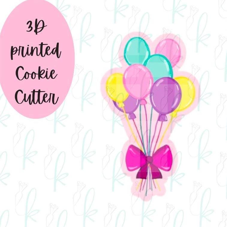Balloons with Bow Cookie Cutter