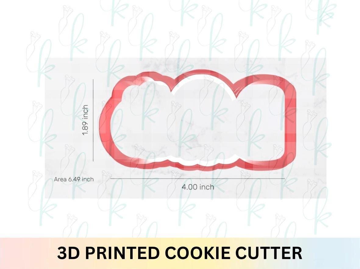 Cute Boo Plaque Cookie Cutter
