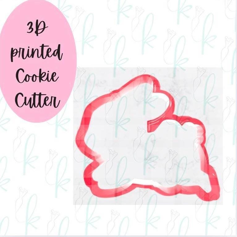 Coquette Hopping Bunny Cookie Cutter