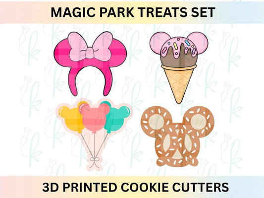 Magic Park Essentials - Set of 4 3D Printed Cookie Cutters