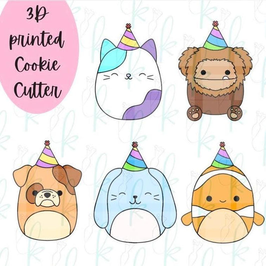 Birthday Squishies Cookie Cutters