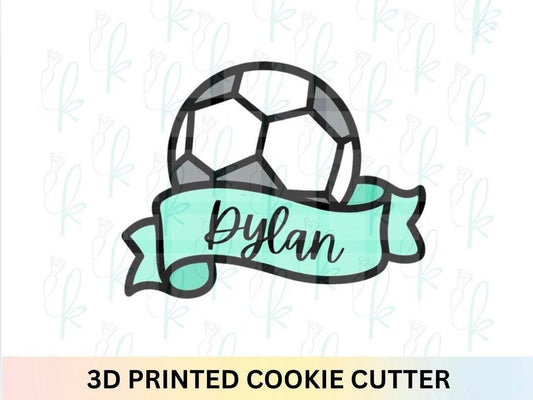 Ball Banner Plaque Cookie Cutter