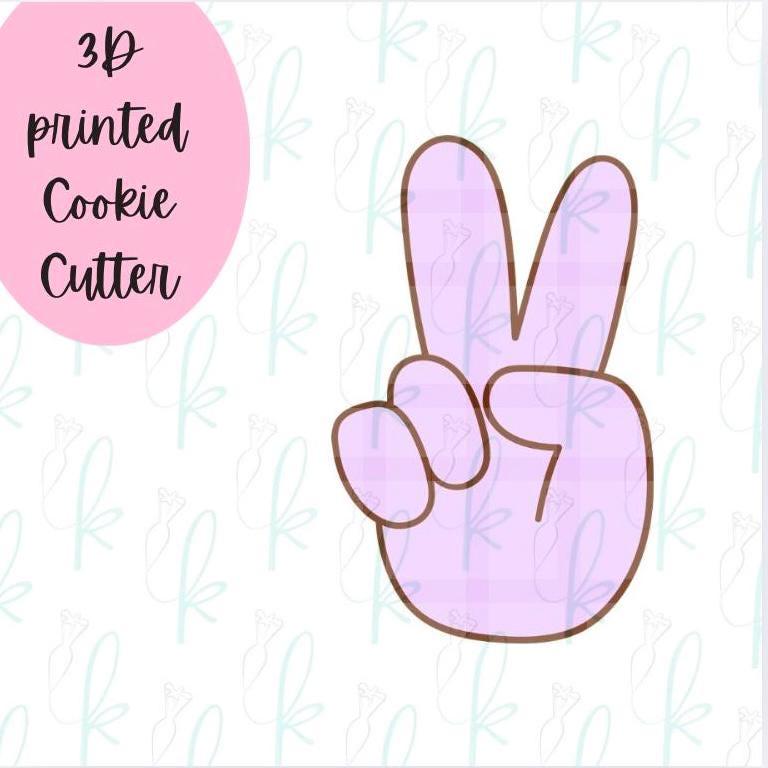 Peace Sign Cookie Cutter