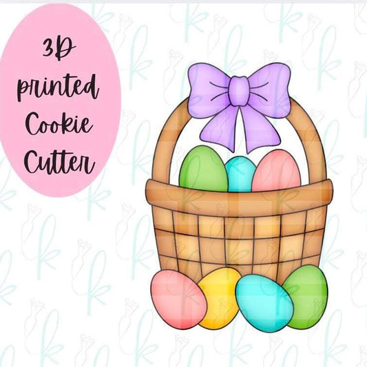 Easter Basket with Eggs Cookie Cutter