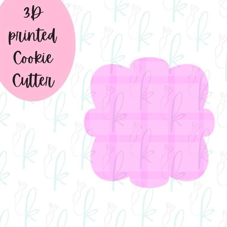 Scalloped Daisy Plaque Cookie Cutter