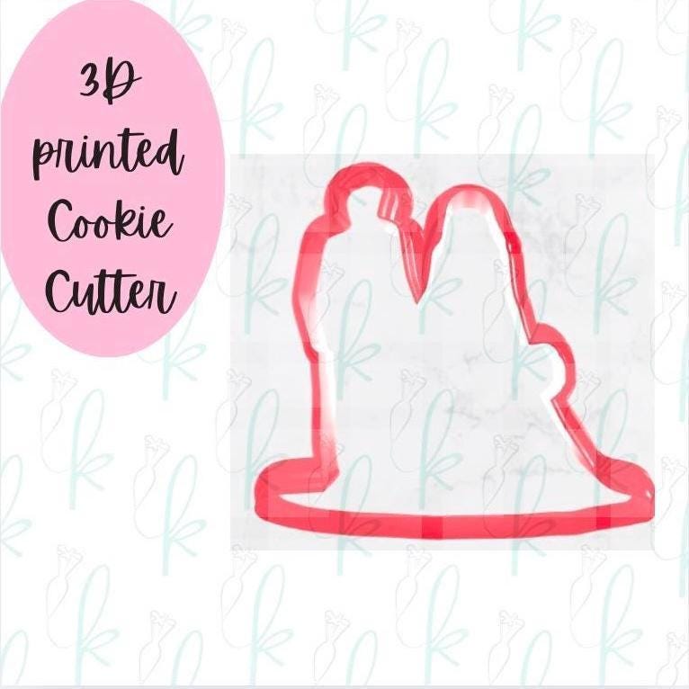 Bride and Groom Cookie Cutter