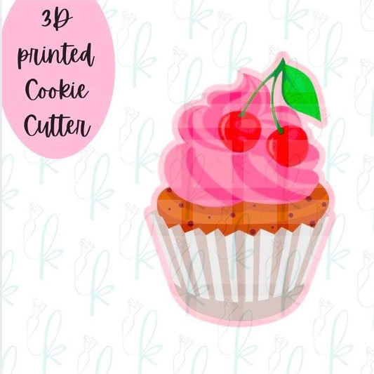 Cupcake with Cherries Cookie Cutter