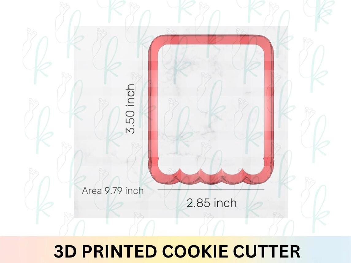 Tall PYO Cookie Cutter Plaque