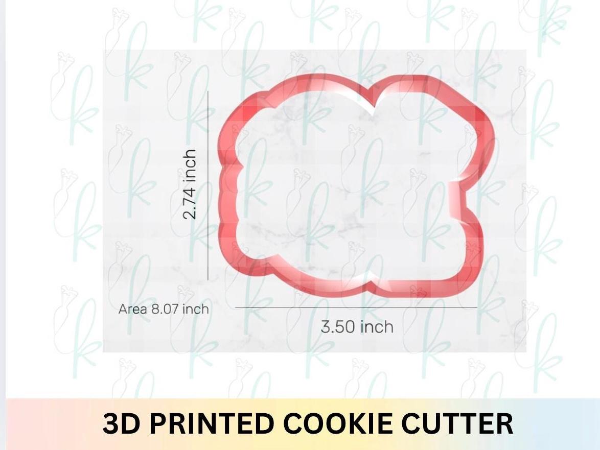 Script Number Ten Cookie Cutter