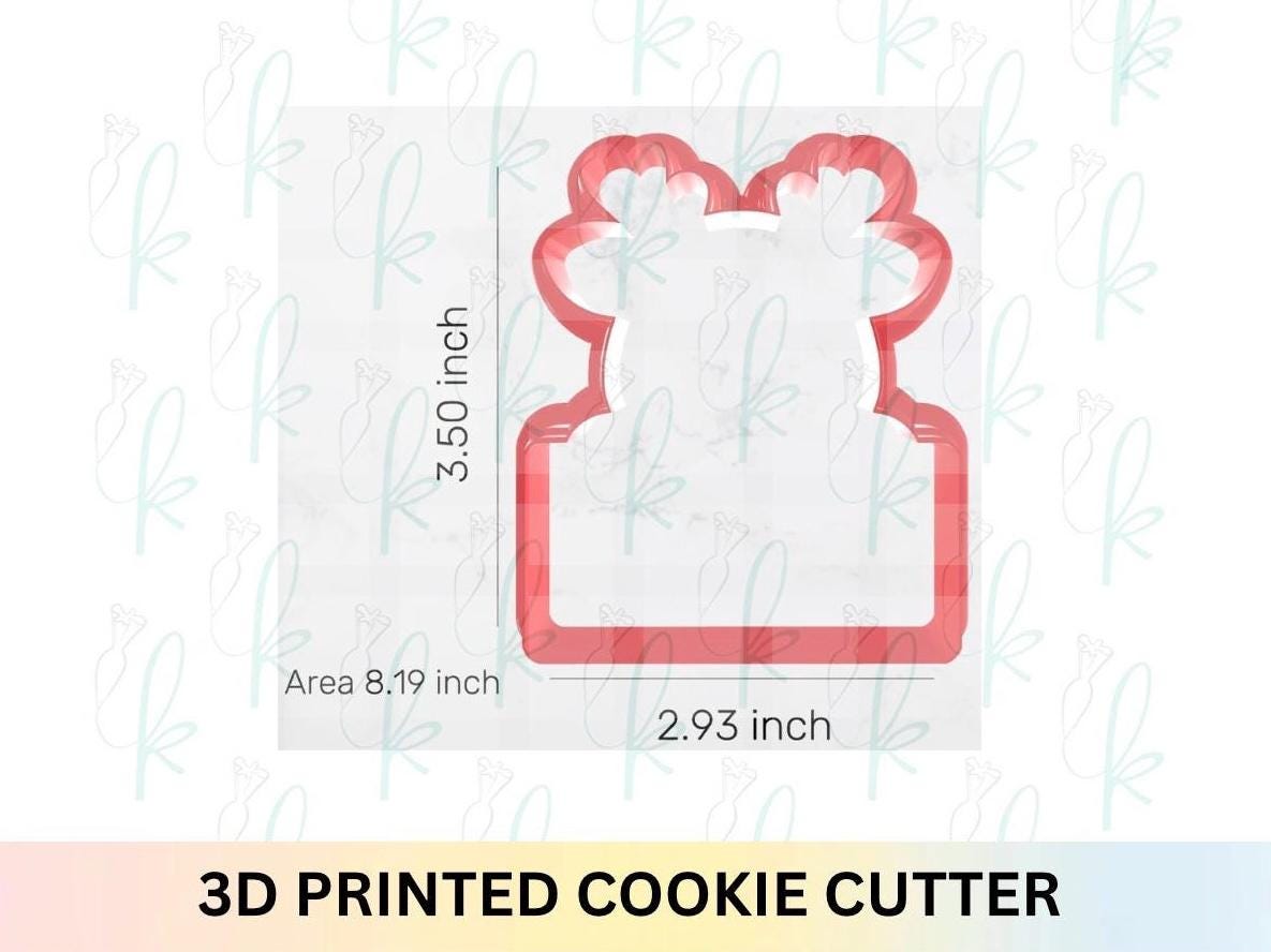 Reindeer Plaque Cookie Cutter