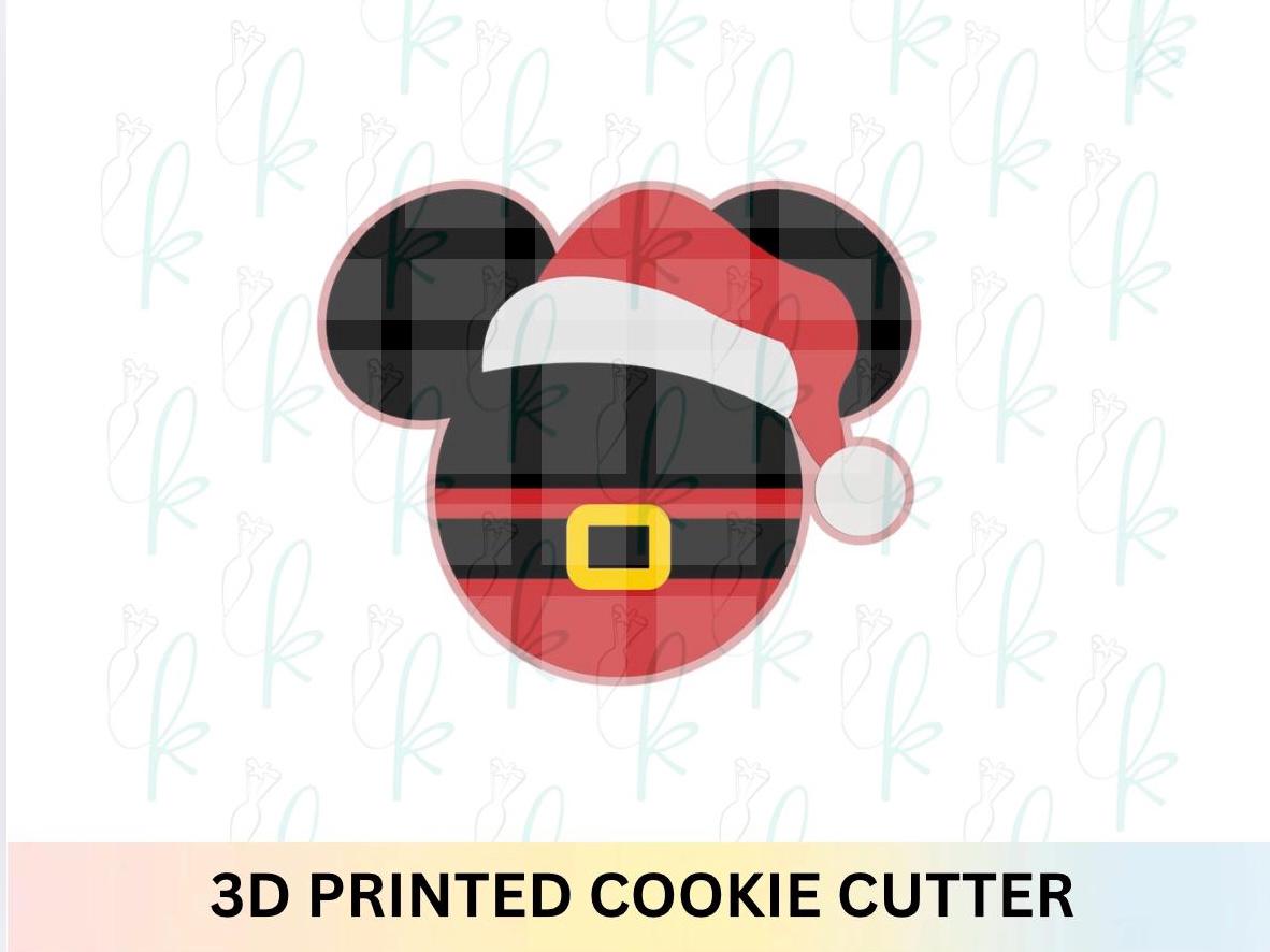 Santa Hat Mouse Cookie Cutter
