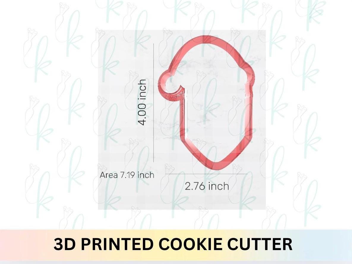 Santa Pencil Cookie Cutter