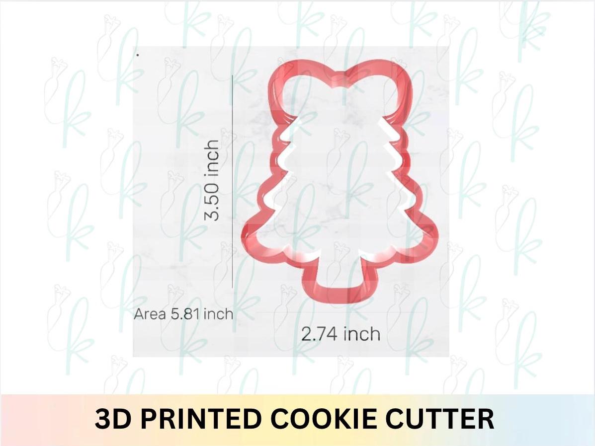 Bow Christmas Tree Cookie Cutter