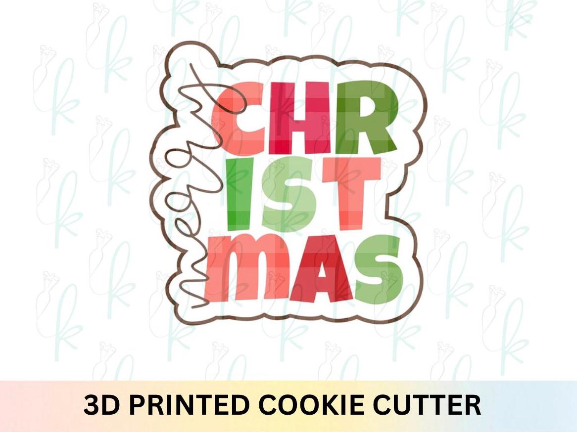 Merry Christmas Cookie Cutter