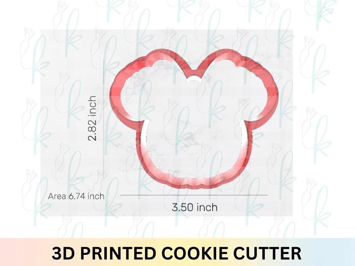 Bow Mouse Ears Pumpkin Cookie Cutter