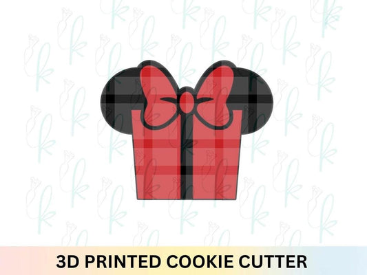 Bow Mouse Ears Gift Cookie Cutter
